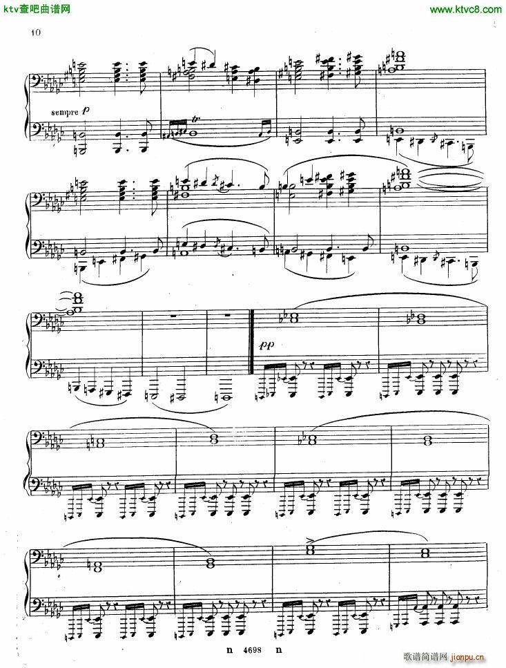 Alkan op 26 Marche Funebre(钢琴谱)10