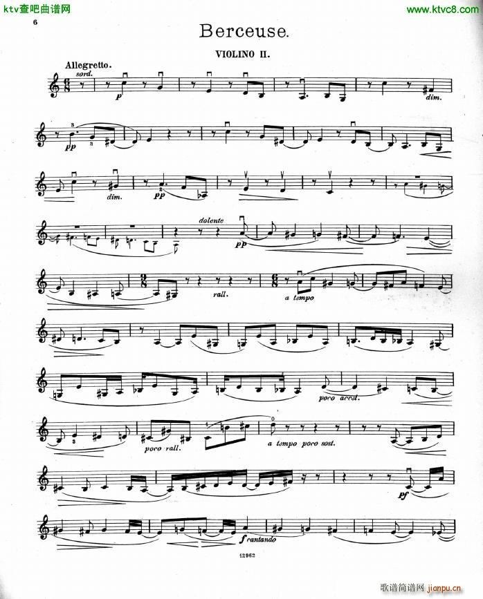 Amberg 5 Duettini 2vln pno vl2(钢琴谱)5