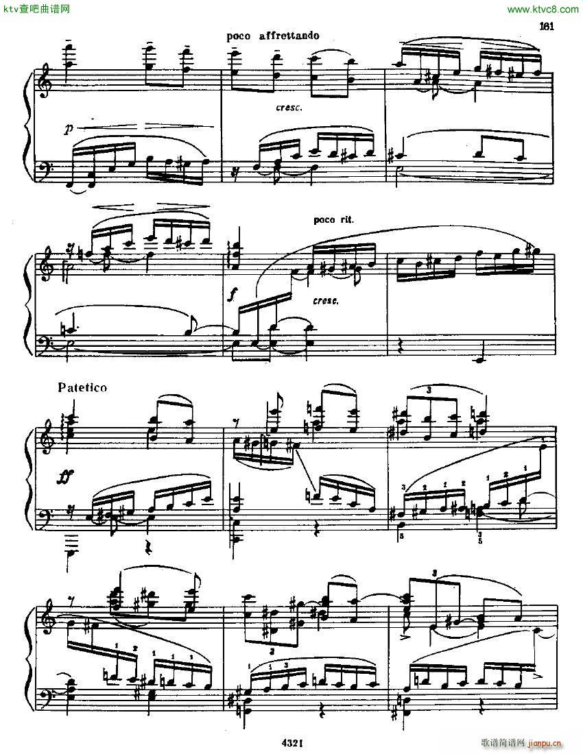 Anatoly Alexandrov Opus 89 Elegy and Waltz(钢琴谱)6