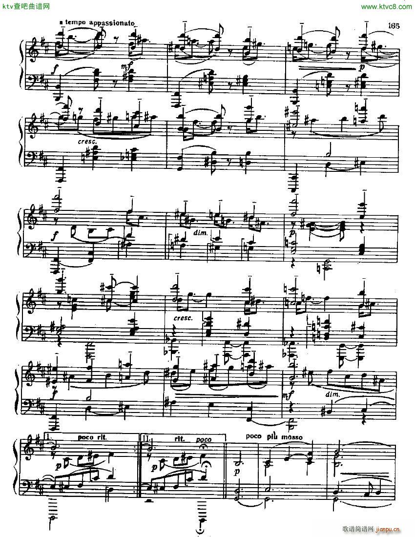 Anatoly Alexandrov Opus 89 Elegy and Waltz(钢琴谱)10