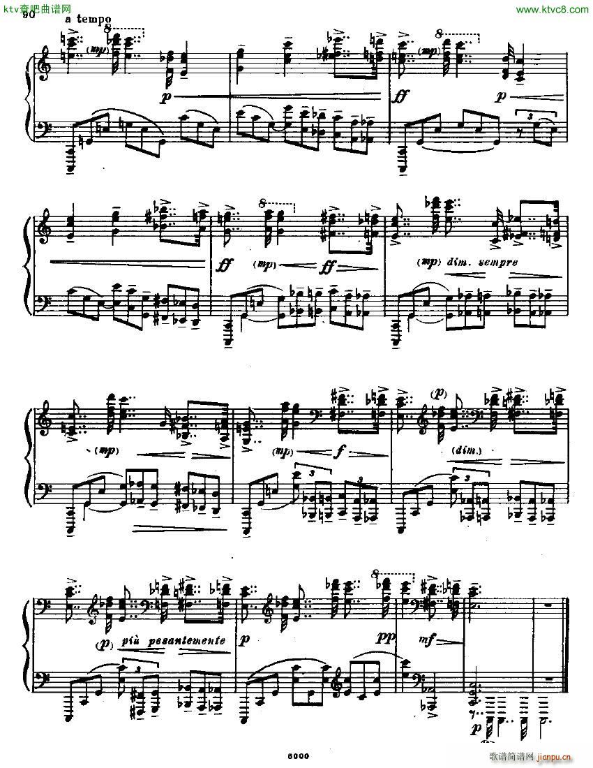 Anatoly Alexandrov Opus 19 Sonata no 4(钢琴谱)19