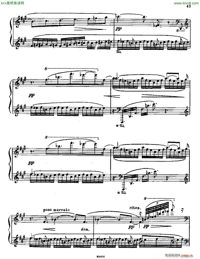 Anatoly Alexandrov Opus 18 Sonata no 3(钢琴谱)6