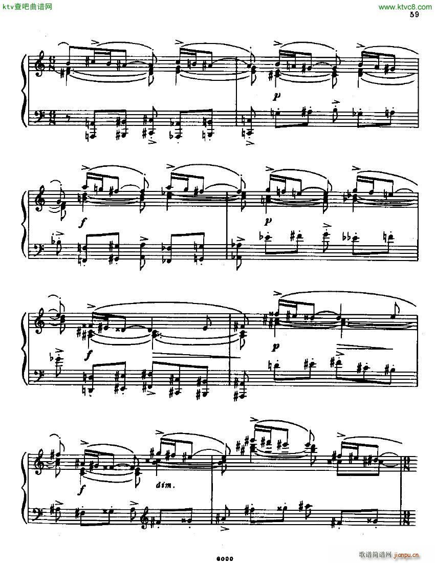 Anatoly Alexandrov Opus 18 Sonata no 3(钢琴谱)22