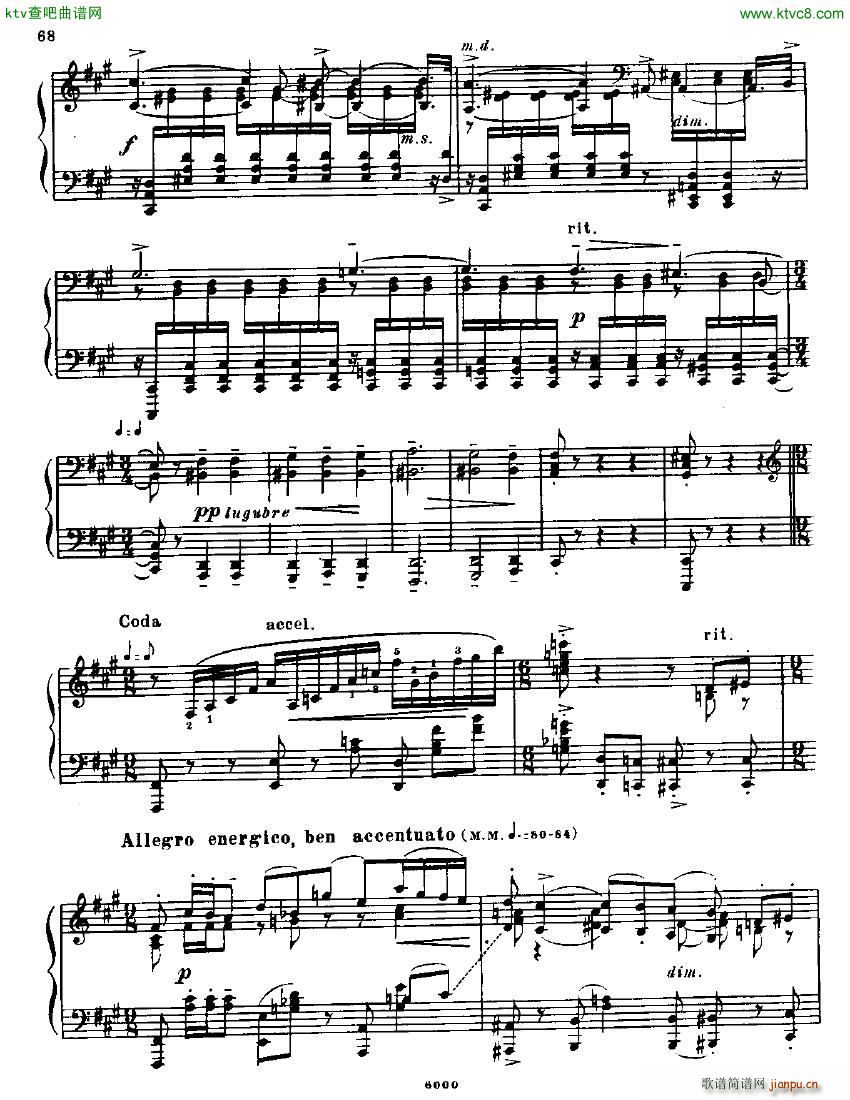 Anatoly Alexandrov Opus 18 Sonata no 3(钢琴谱)31