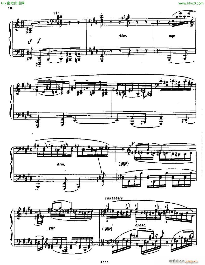 Anatoly Alexandrov Opus 12 Sonata no 2(钢琴谱)16