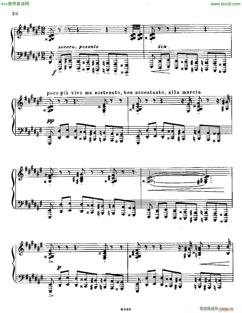 Anatoly Alexandrov Opus 12 Sonata no 2(钢琴谱)18