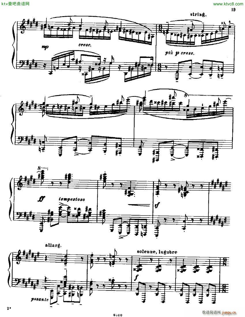 Anatoly Alexandrov Opus 12 Sonata no 2(钢琴谱)17