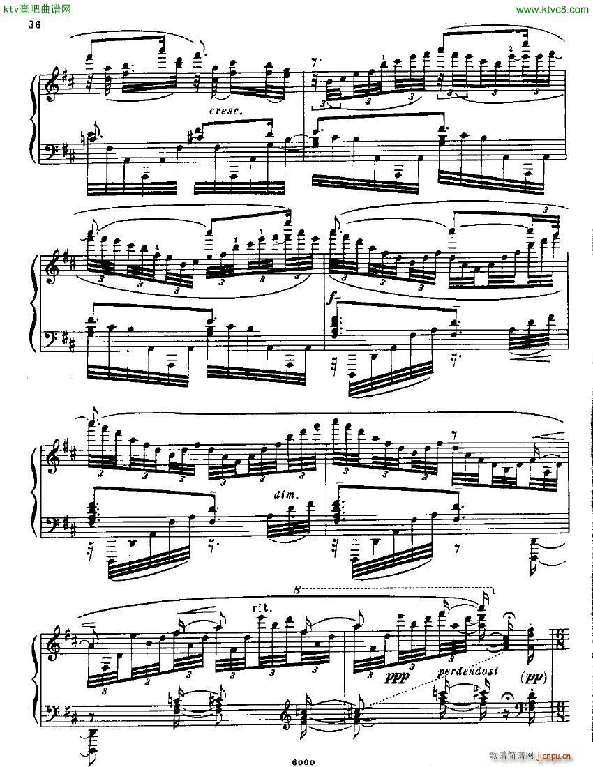 Anatoly Alexandrov Opus 12 Sonata no 2(钢琴谱)34