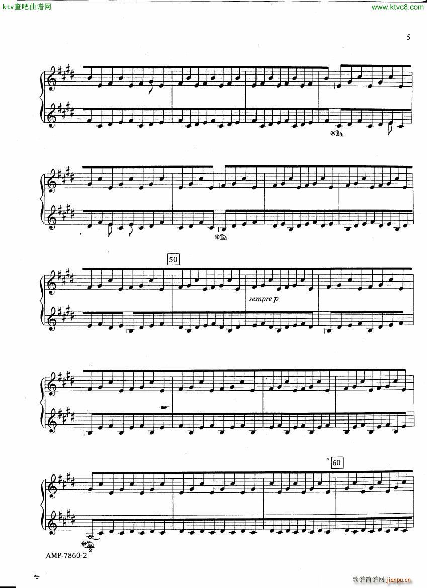 Adams Phrygian Gates part 1(钢琴谱)5