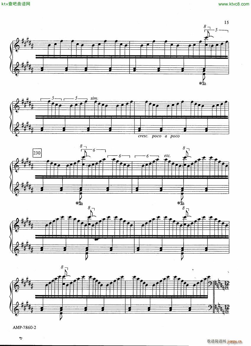 Adams Phrygian Gates part 1(钢琴谱)15