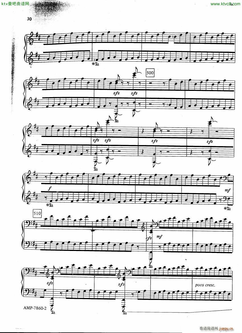 Adams Phrygian Gates part 1(钢琴谱)30