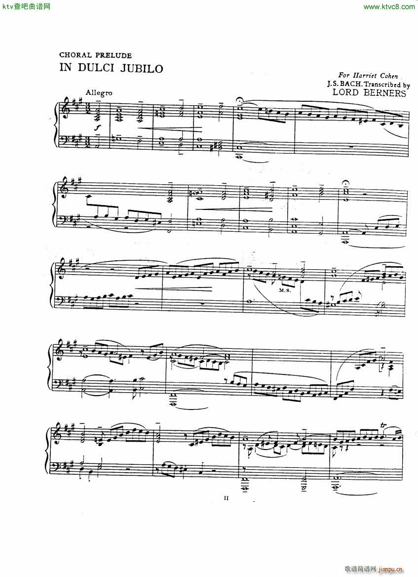 Bach JS A transcription book for Harriet Cohen(钢琴谱)14