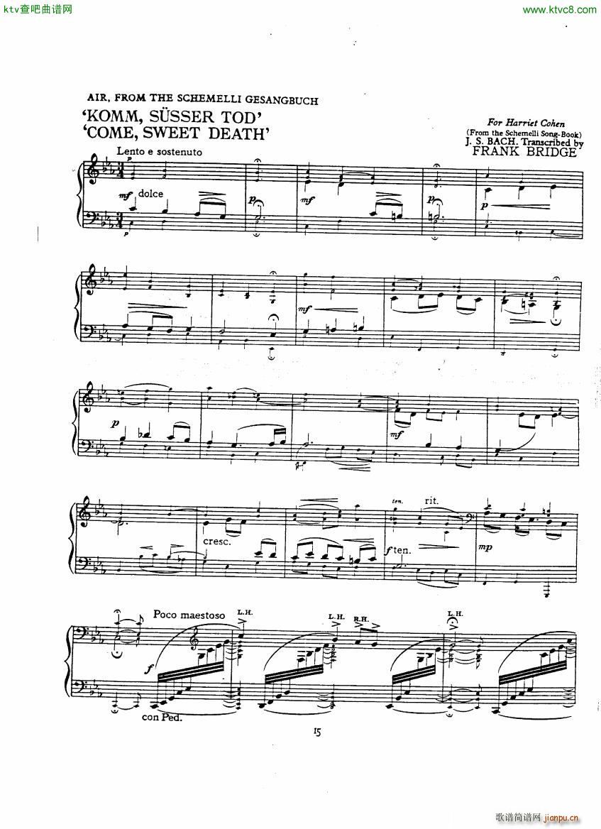 Bach JS A transcription book for Harriet Cohen(钢琴谱)18