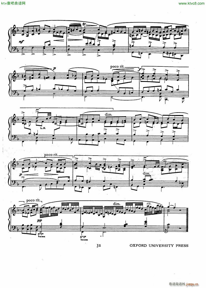 Bach JS A transcription book for Harriet Cohen(钢琴谱)35