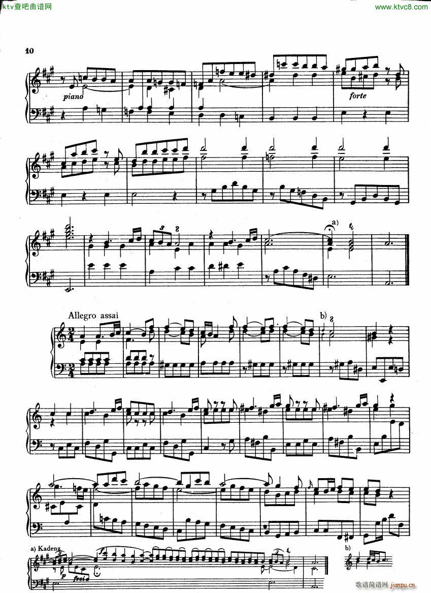 Bach CPE 6 Wurttemberg Sonatas(钢琴谱)7