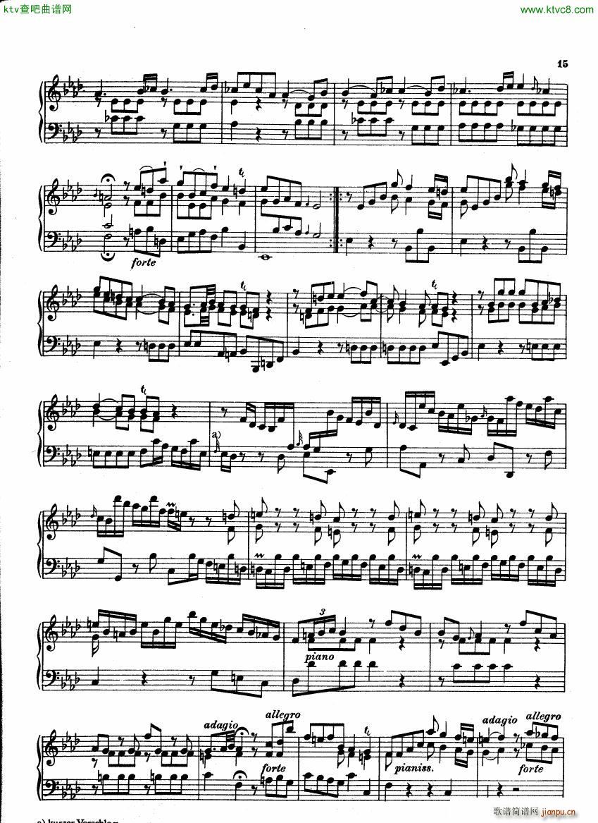 Bach CPE 6 Wurttemberg Sonatas(钢琴谱)12