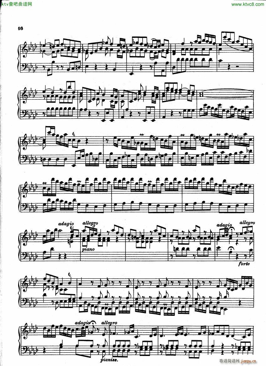 Bach CPE 6 Wurttemberg Sonatas(钢琴谱)13