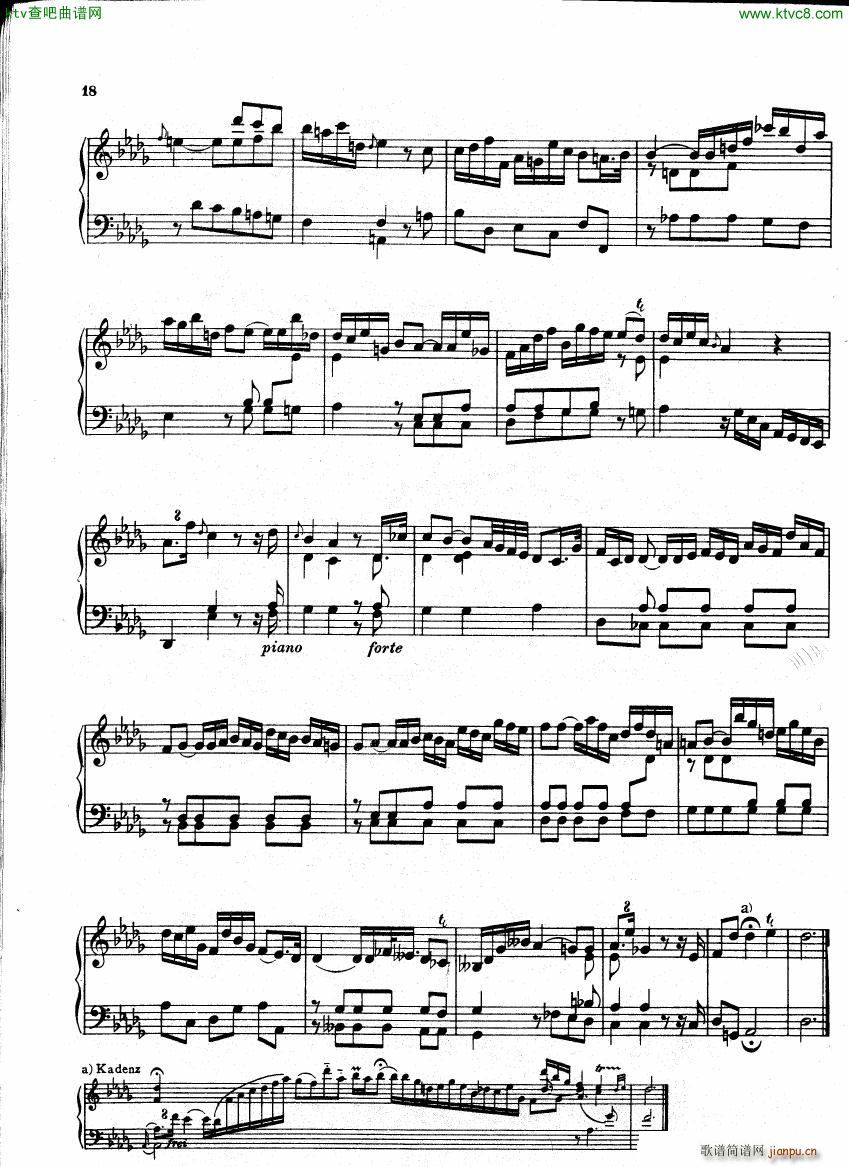 Bach CPE 6 Wurttemberg Sonatas(钢琴谱)15