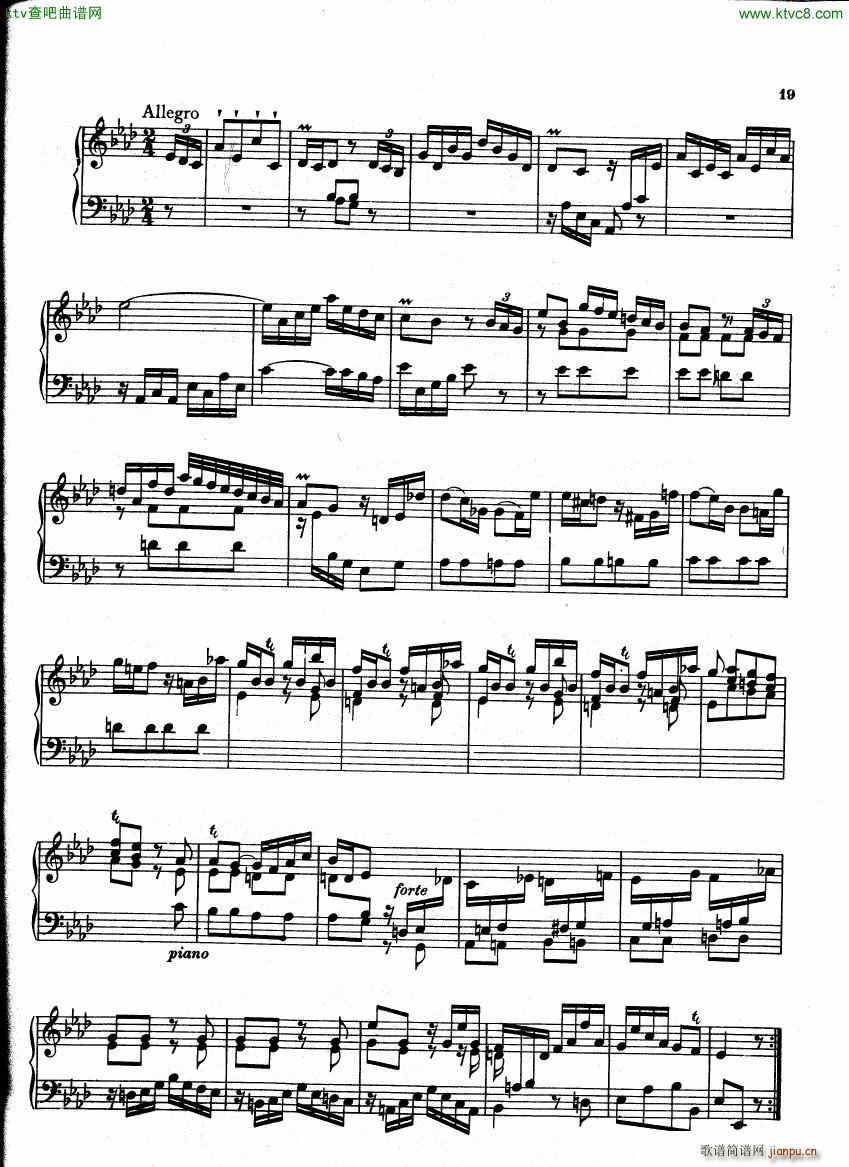 Bach CPE 6 Wurttemberg Sonatas(钢琴谱)16