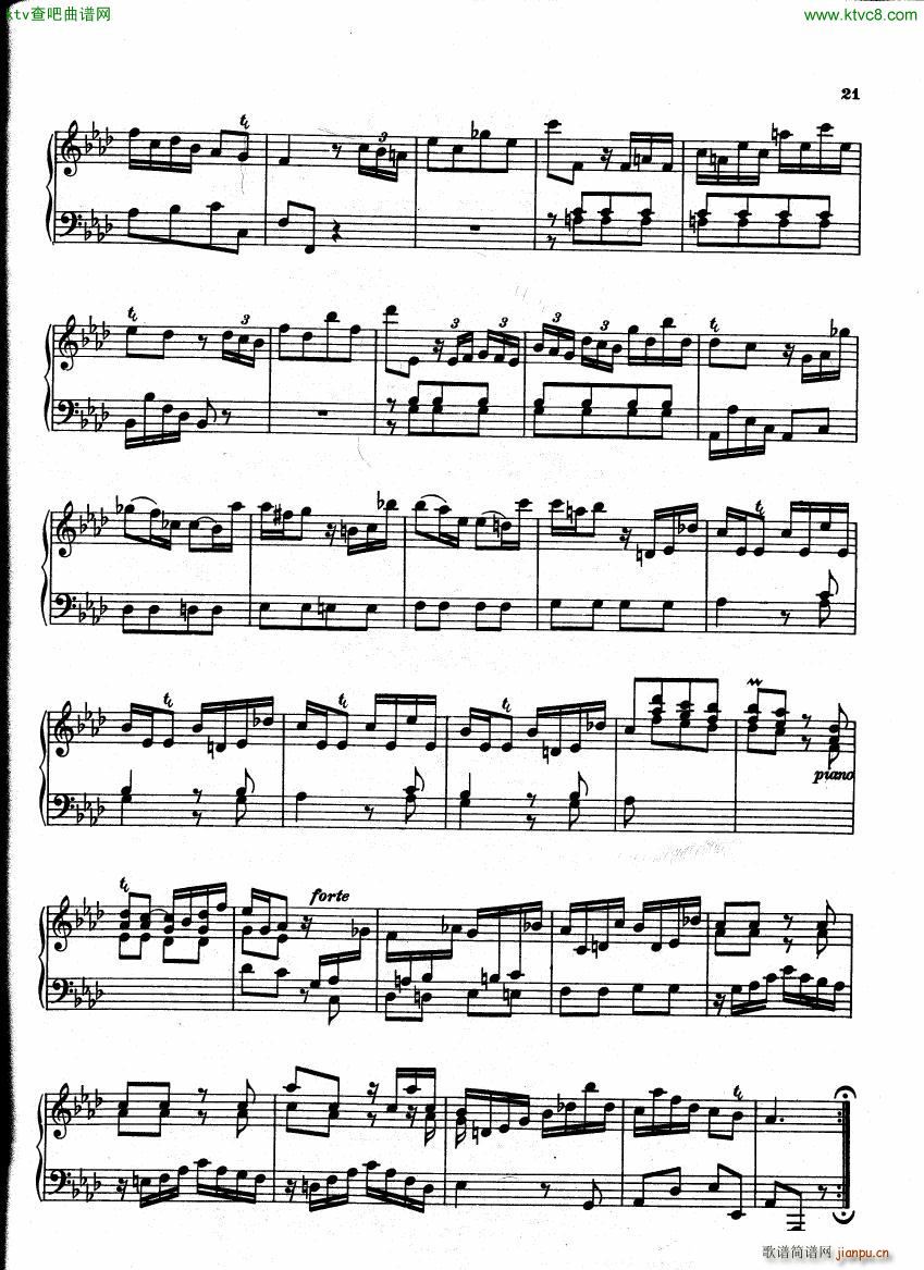 Bach CPE 6 Wurttemberg Sonatas(钢琴谱)18