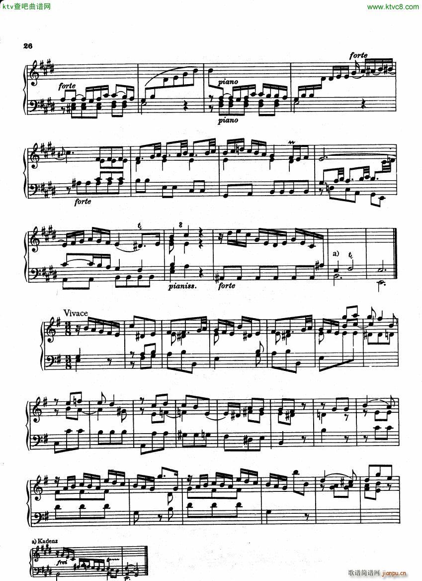 Bach CPE 6 Wurttemberg Sonatas(钢琴谱)23