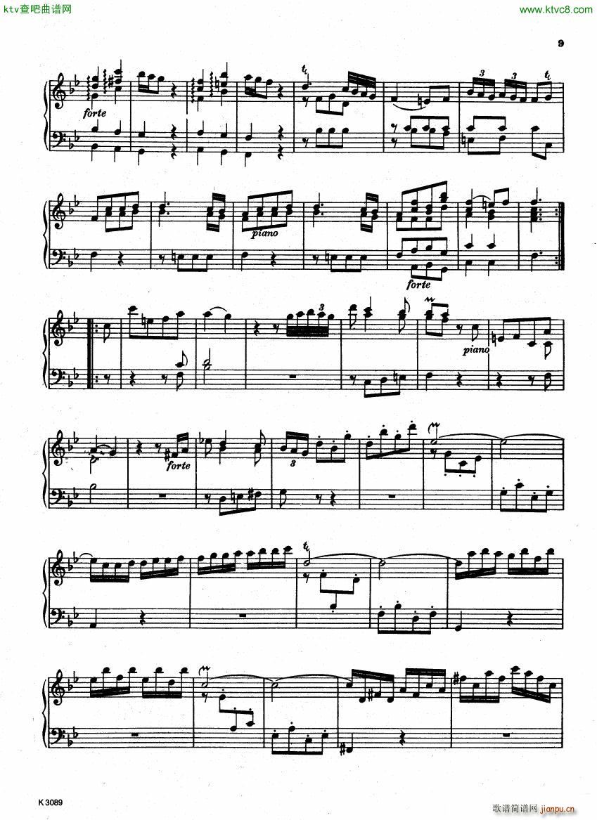 Bach CPE 6 Wurttemberg Sonatas(钢琴谱)32