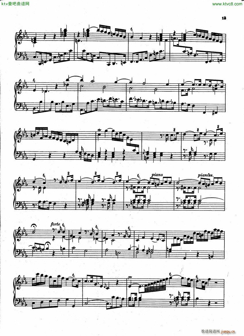 Bach CPE 6 Wurttemberg Sonatas(钢琴谱)36
