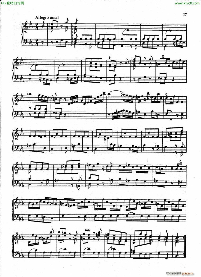 Bach CPE 6 Wurttemberg Sonatas(钢琴谱)40