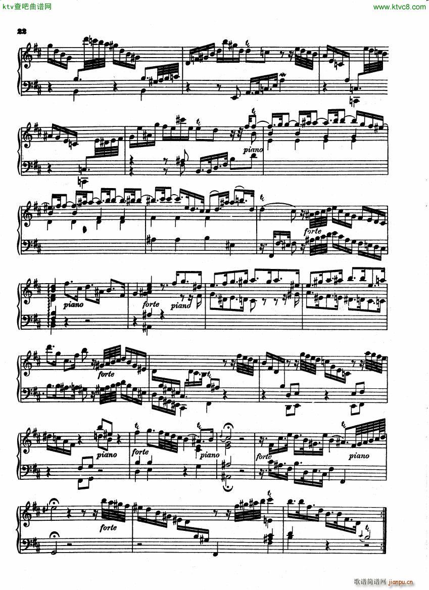 Bach CPE 6 Wurttemberg Sonatas(钢琴谱)45