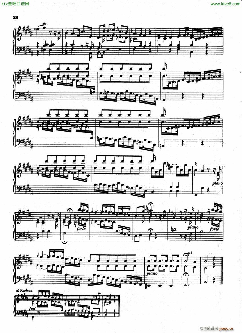 Bach CPE 6 Wurttemberg Sonatas(钢琴谱)48
