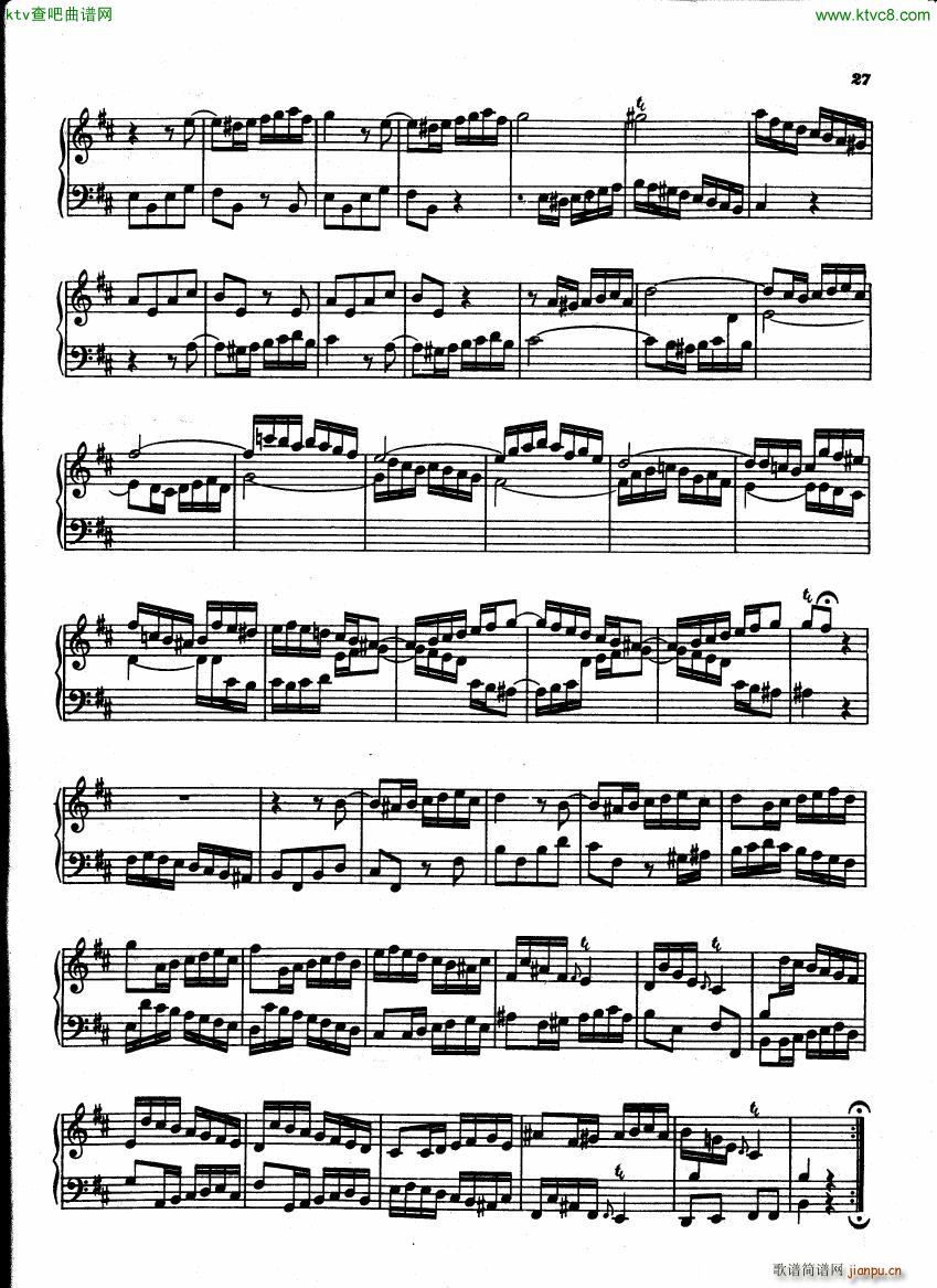 Bach CPE 6 Wurttemberg Sonatas(钢琴谱)51