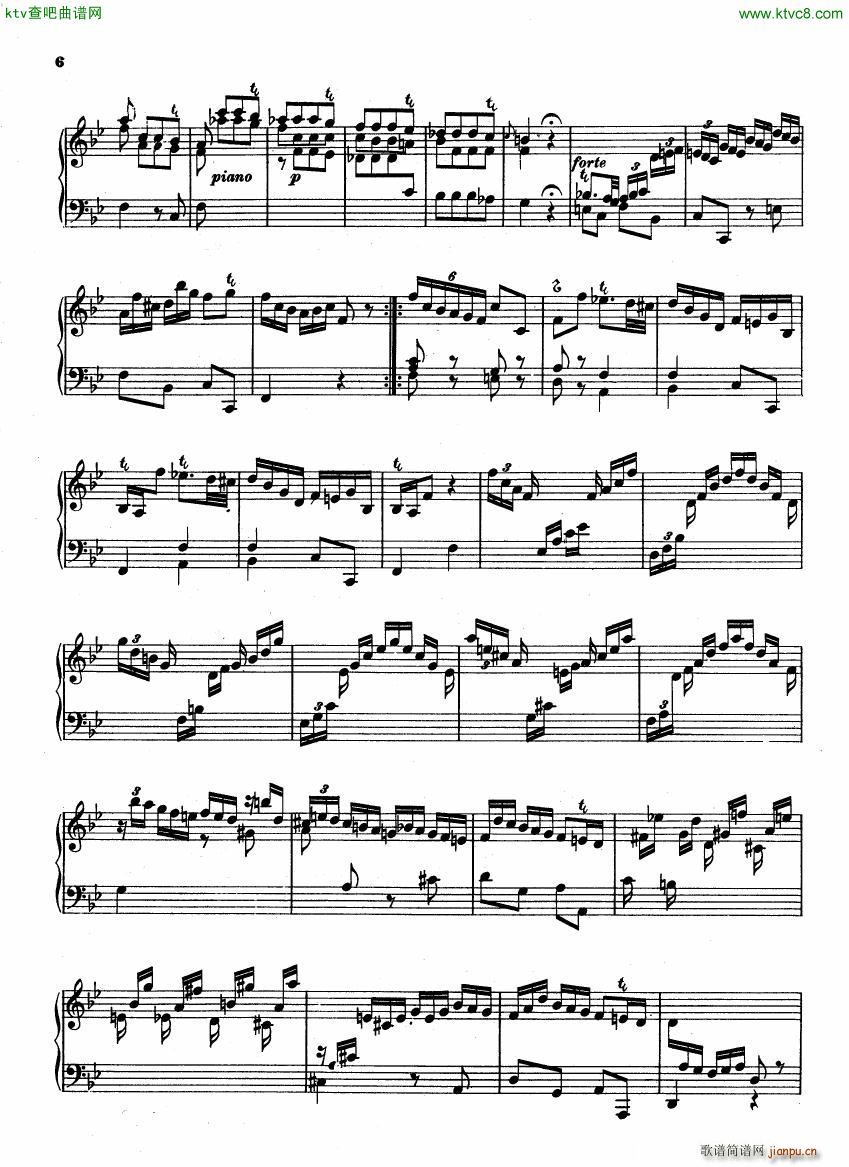 Bach CPE 6 Prussian Sonatas(钢琴谱)6