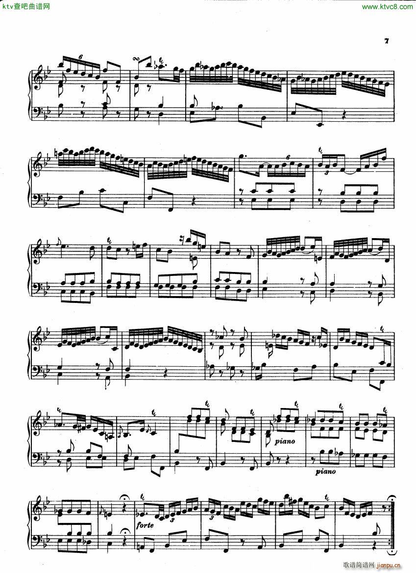 Bach CPE 6 Prussian Sonatas(钢琴谱)7