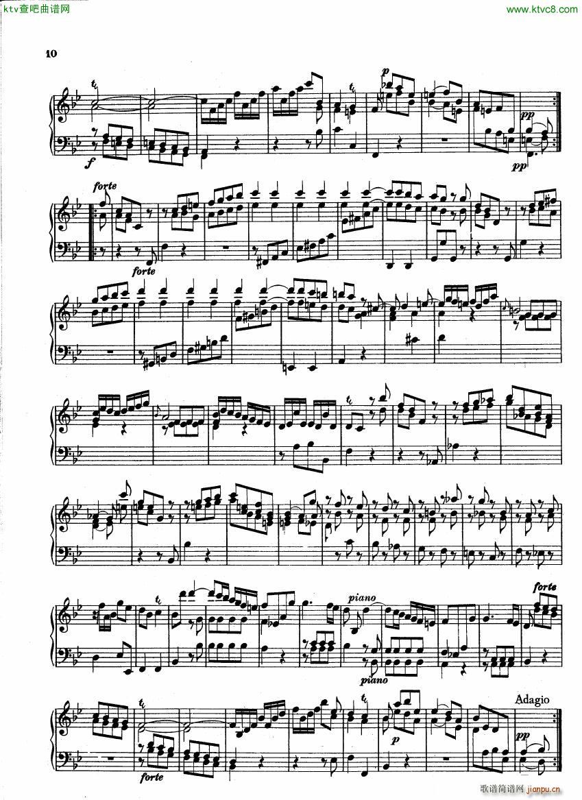 Bach CPE 6 Prussian Sonatas(钢琴谱)10