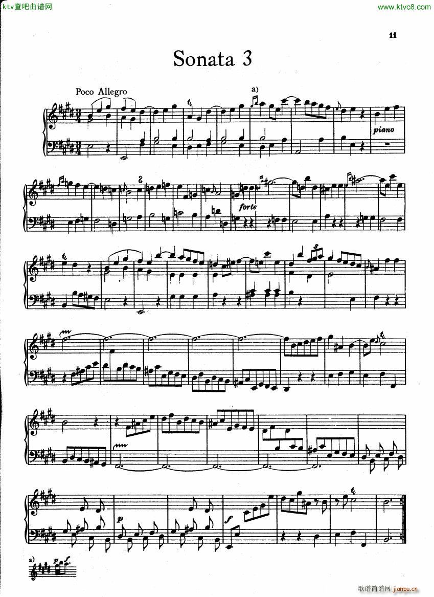 Bach CPE 6 Prussian Sonatas(钢琴谱)11