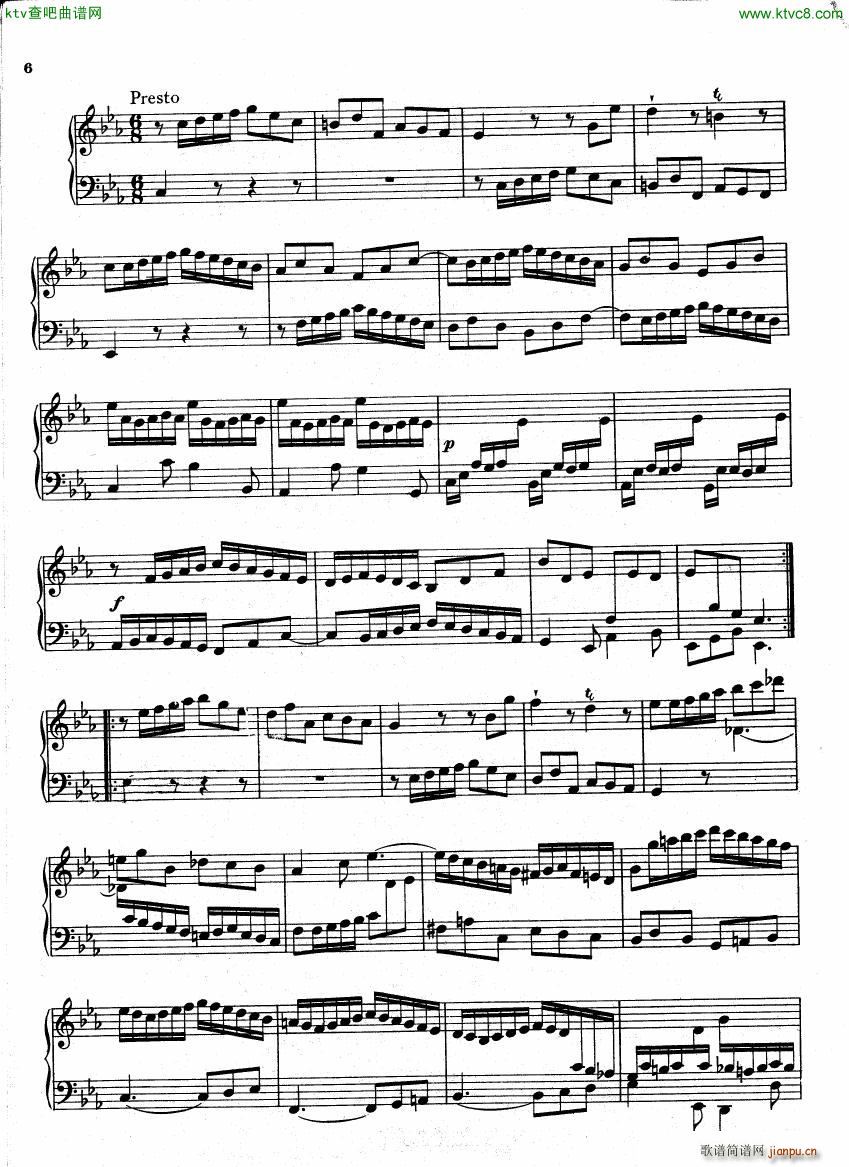 Bach CPE 6 Prussian Sonatas(钢琴谱)21