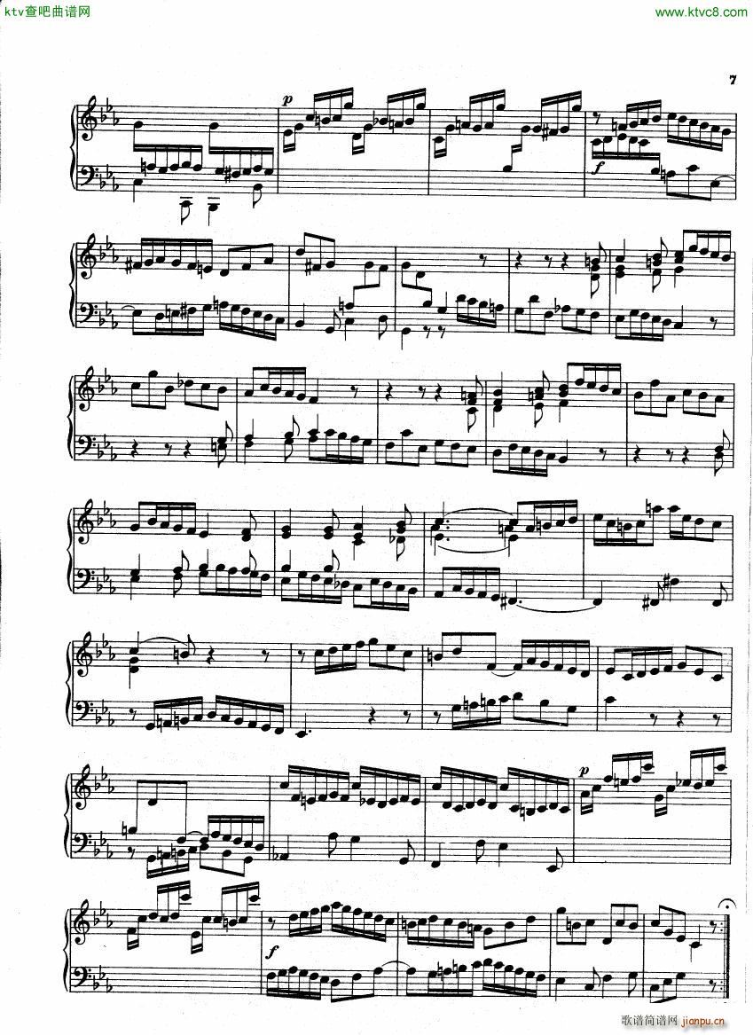 Bach CPE 6 Prussian Sonatas(钢琴谱)22