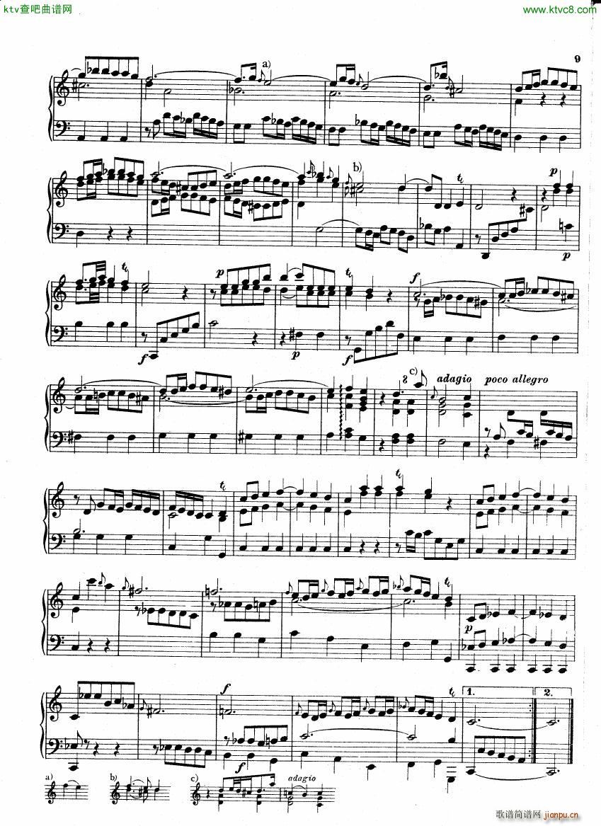 Bach CPE 6 Prussian Sonatas(钢琴谱)24