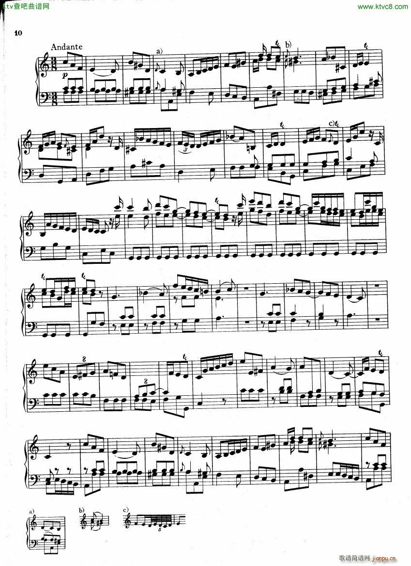 Bach CPE 6 Prussian Sonatas(钢琴谱)25