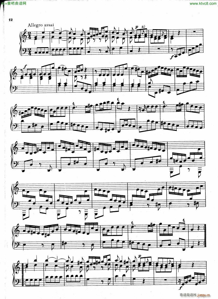 Bach CPE 6 Prussian Sonatas(钢琴谱)27