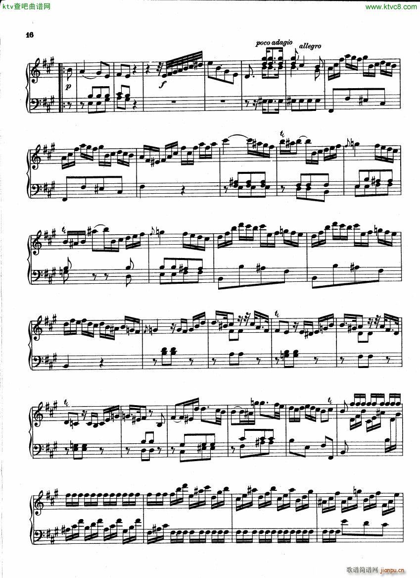 Bach CPE 6 Prussian Sonatas(钢琴谱)31