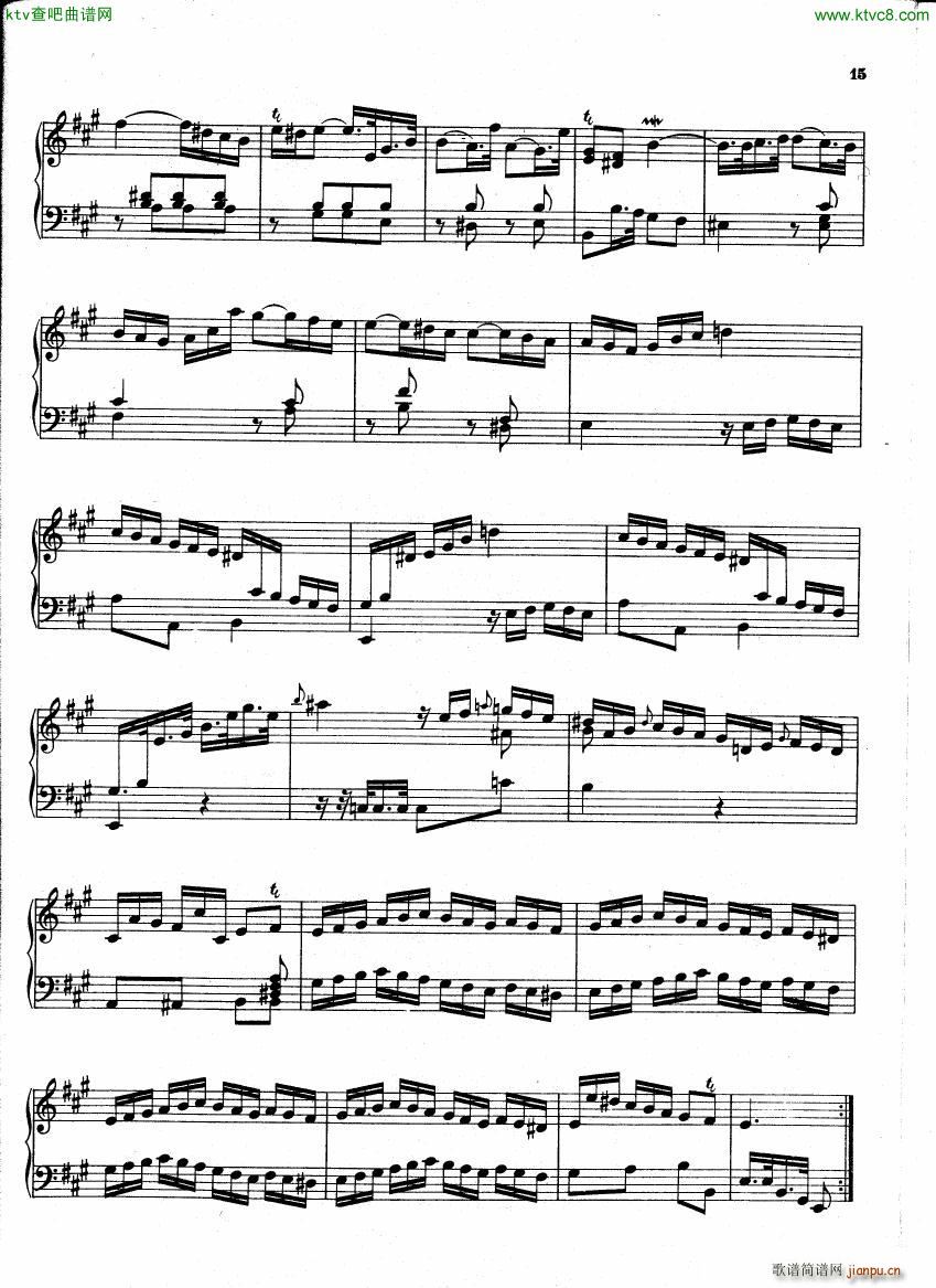 Bach CPE 6 Prussian Sonatas(钢琴谱)30