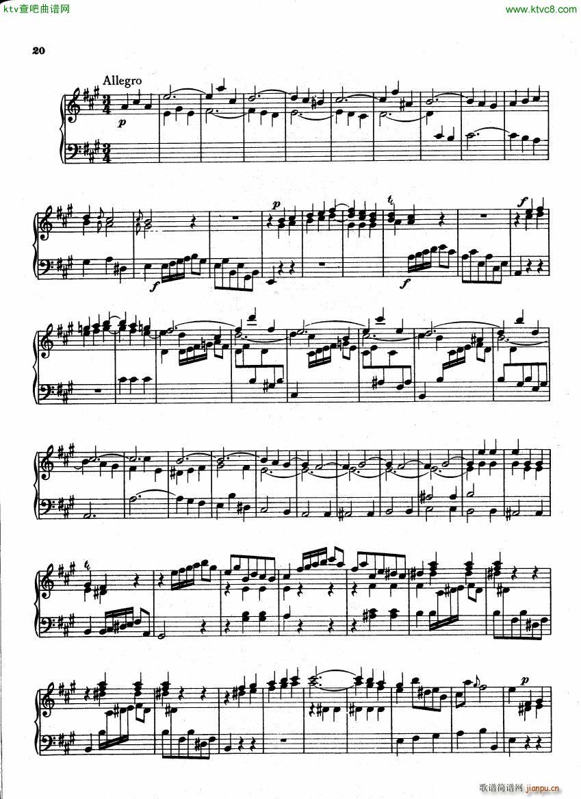 Bach CPE 6 Prussian Sonatas(钢琴谱)35