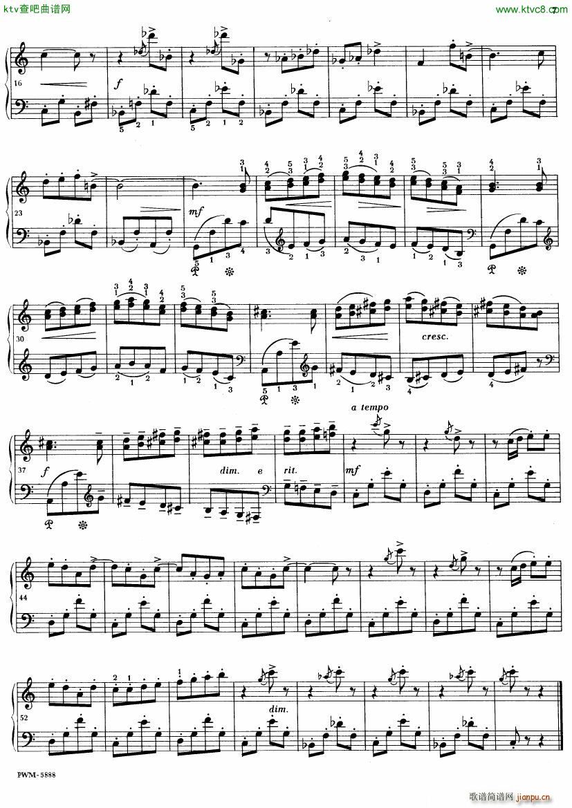 Bacewicz Childrens Suite(钢琴谱)3