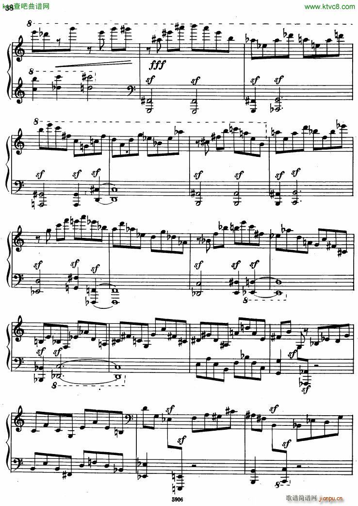 Babadjanian Toccata(钢琴谱)6