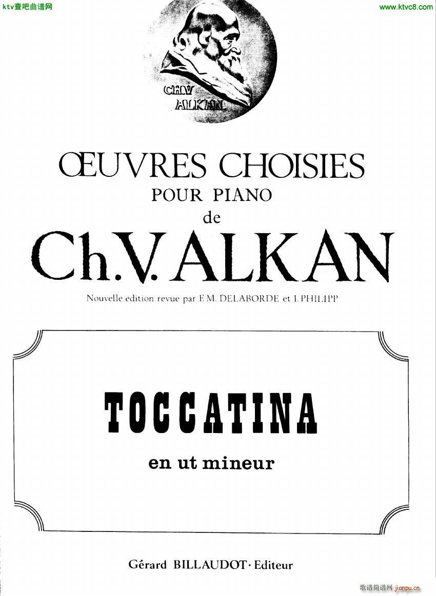 Alkan op 75 Toccatina(钢琴谱)1