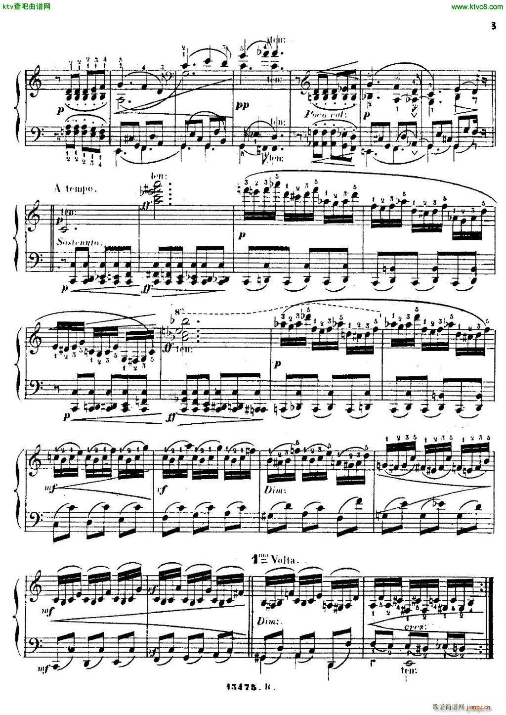 Alkan op 61 Sonatine(钢琴谱)3