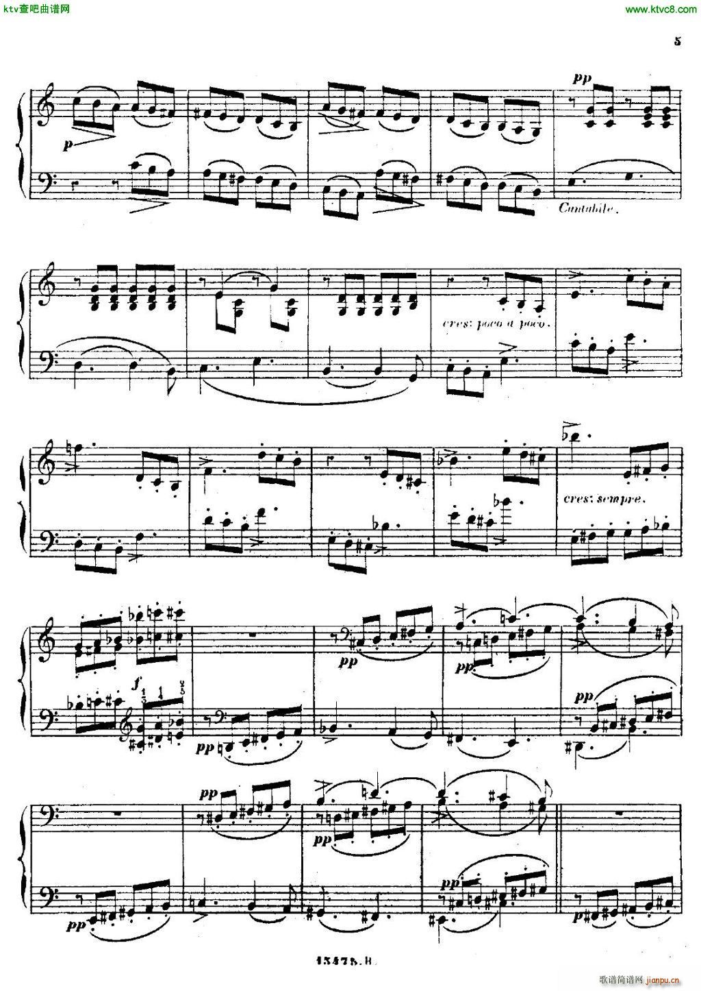 Alkan op 61 Sonatine(钢琴谱)5