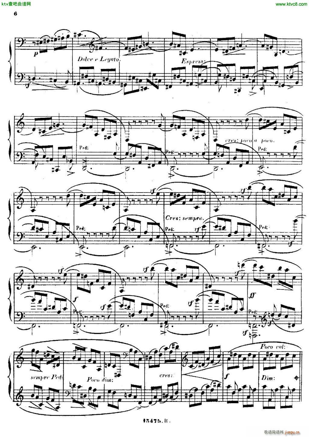 Alkan op 61 Sonatine(钢琴谱)6