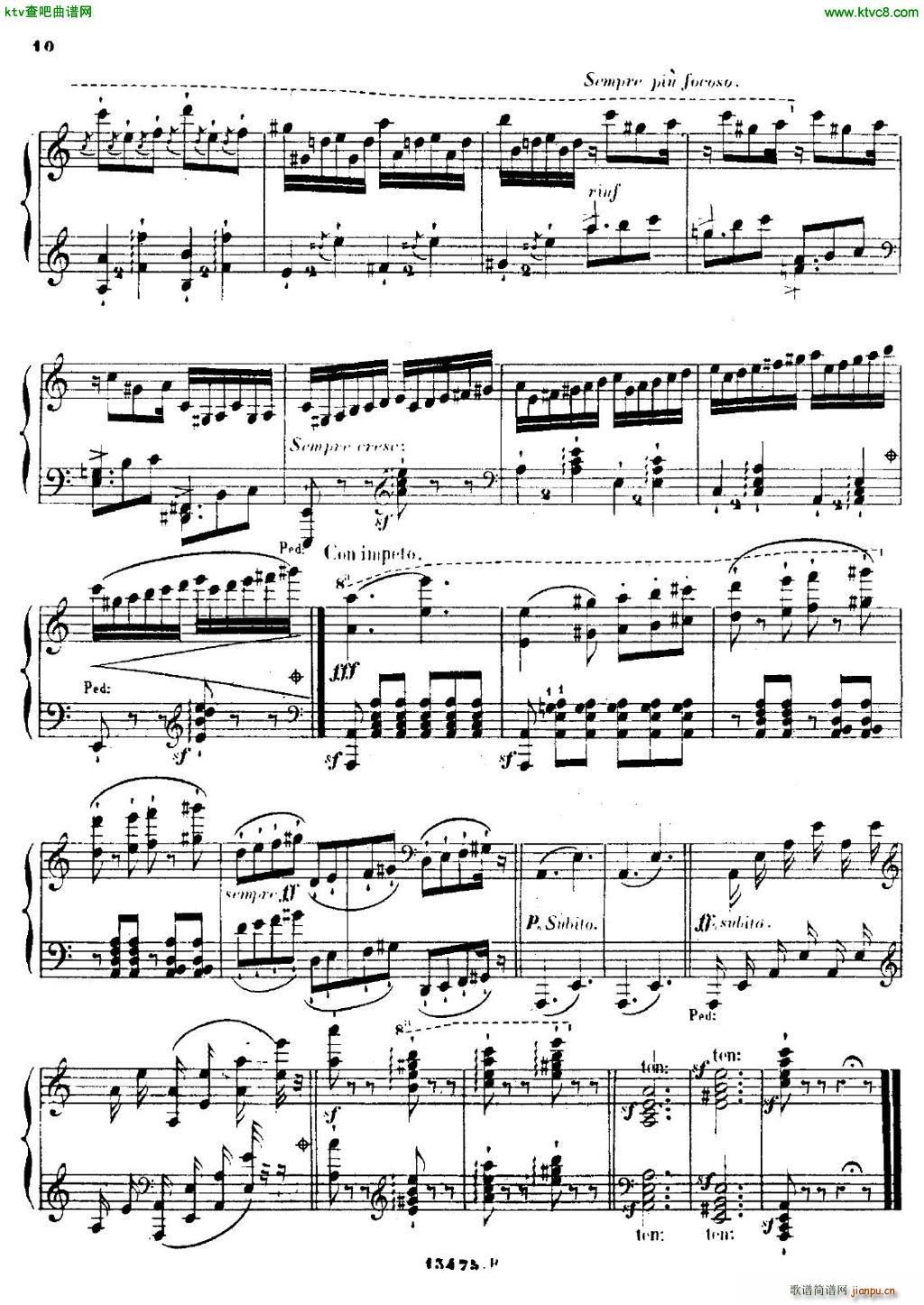 Alkan op 61 Sonatine(钢琴谱)10